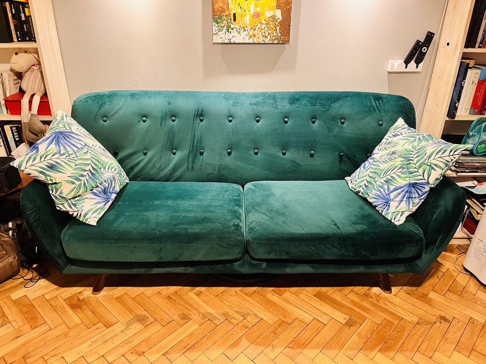 Sofa 3- osobowa Bodo zielona
