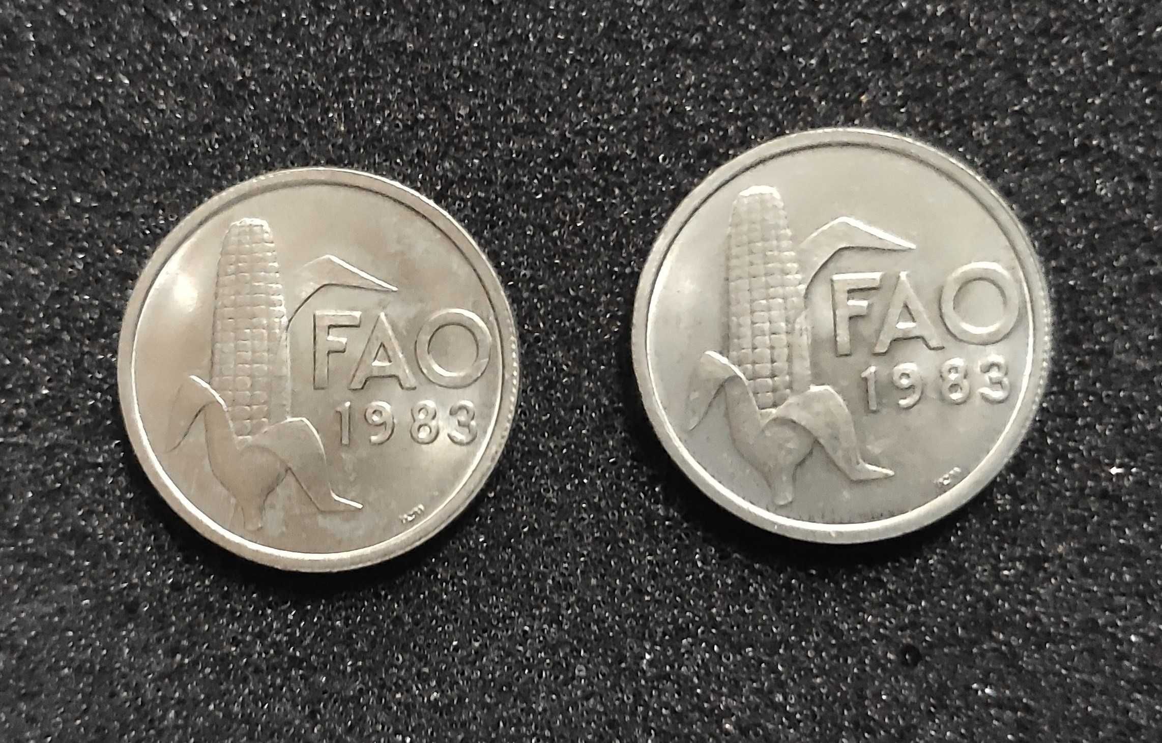 2 Moedas 2,5$ - FAO 1983