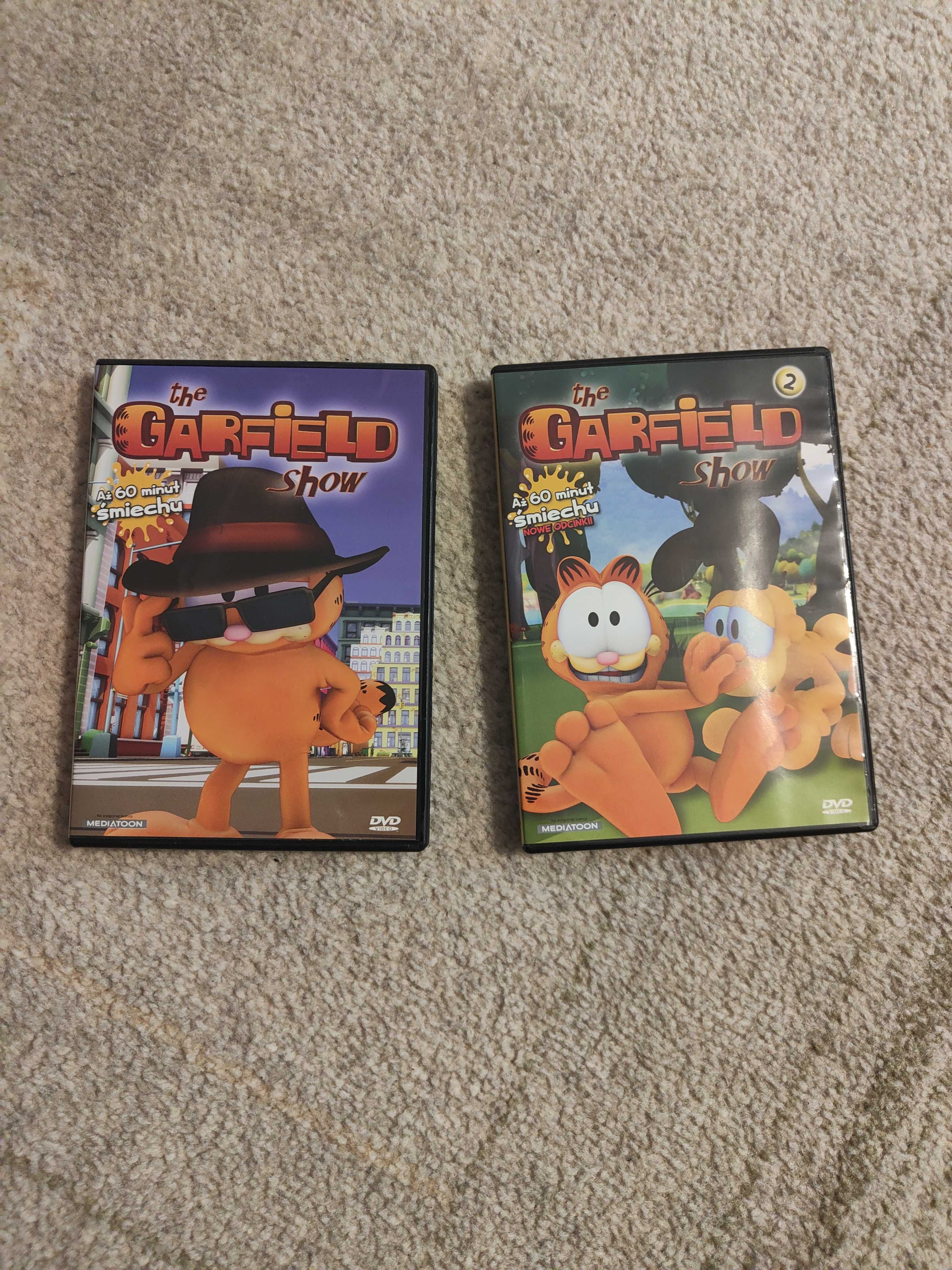 DVD bajka - Garfield show część 1 i 2, 2 płyty DVD