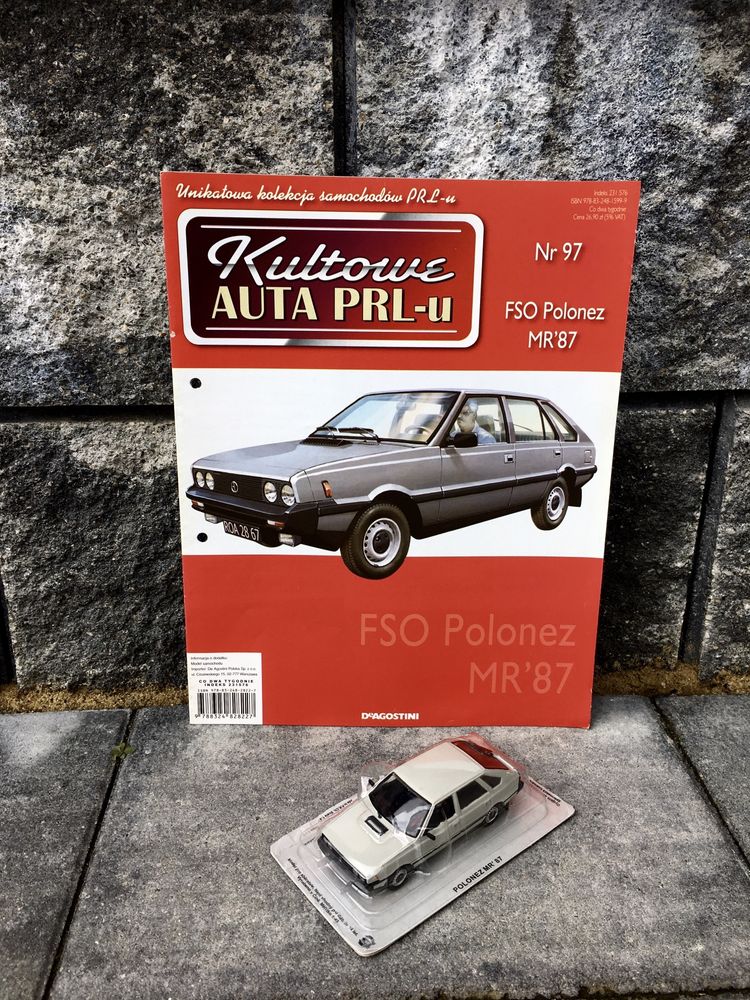 Czasopismo - FSO POLONEZ MR’87-auta PRL,model,autka,kolekcja
