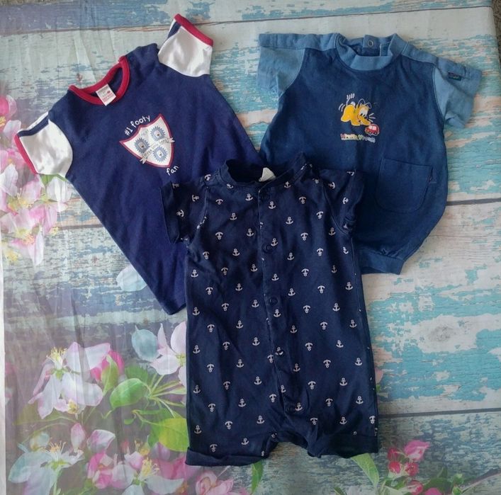 Zestaw rampersy rozmiar 50/62