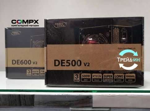 Блок живлення DeepCool 500W/600W (DE500 v2) CompX!