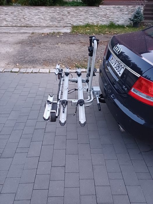 Bagażnik na trzy rowery elektryczne lub zwykłe