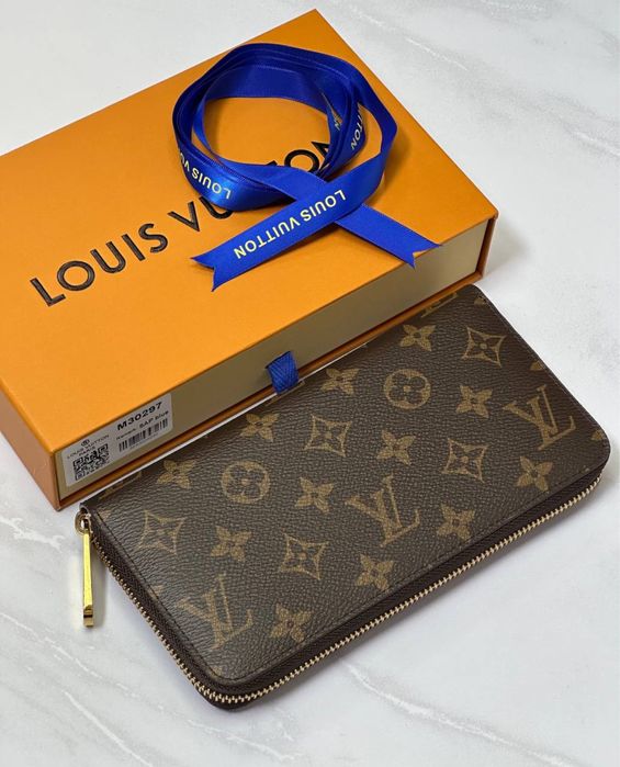 Гаманець Луї Вітон Louis Vuitton коричневий чоловічий жіночий