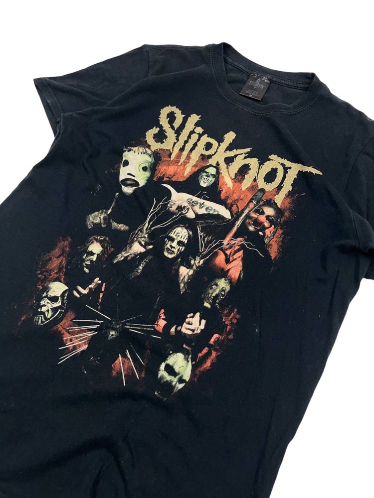 Slipknot оригинальный мерч футболка с двусторонним принтом S размер