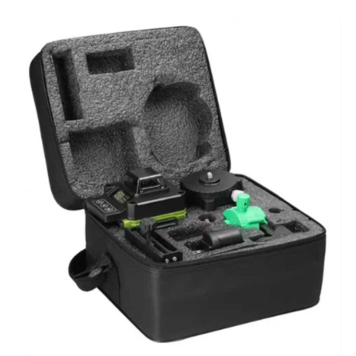 Nível Laser com 16/12/8/4 Linhas 360º c/ mala de transporte 2 Baterias