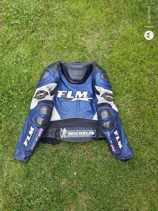 Skórzana kurtka motocyklowa z garbem rozm. M