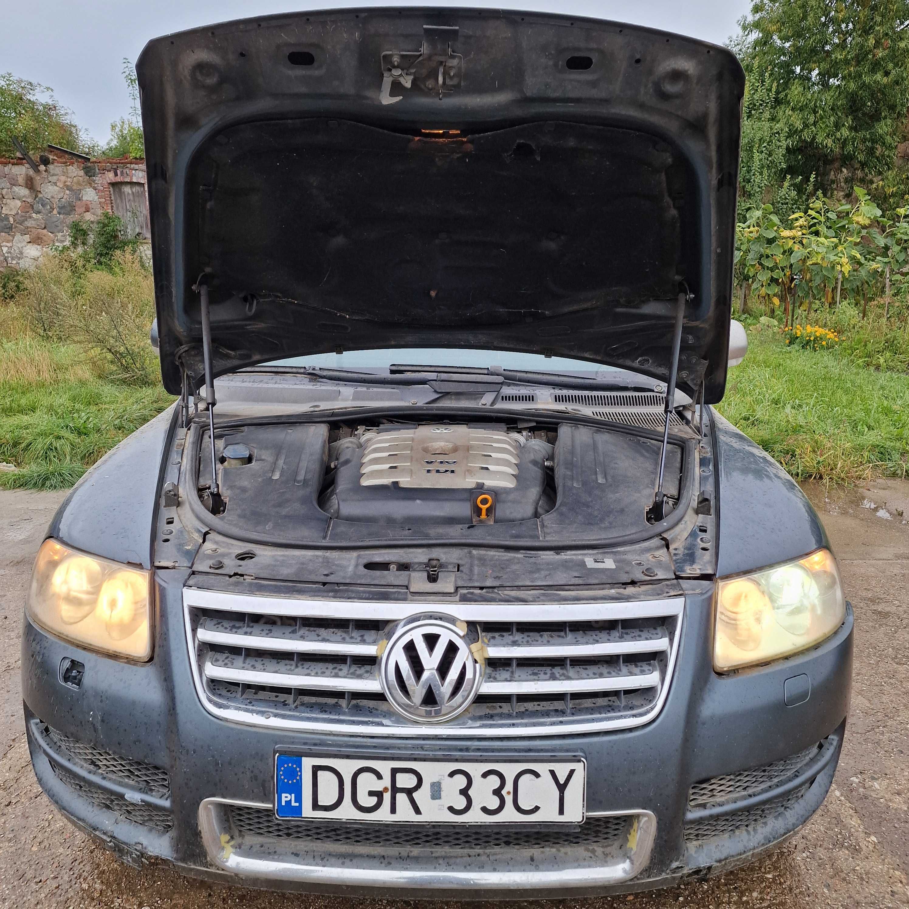Volkswagen Touareg 5.0 TDI V10, Navi, Skóra, Pneumatyka