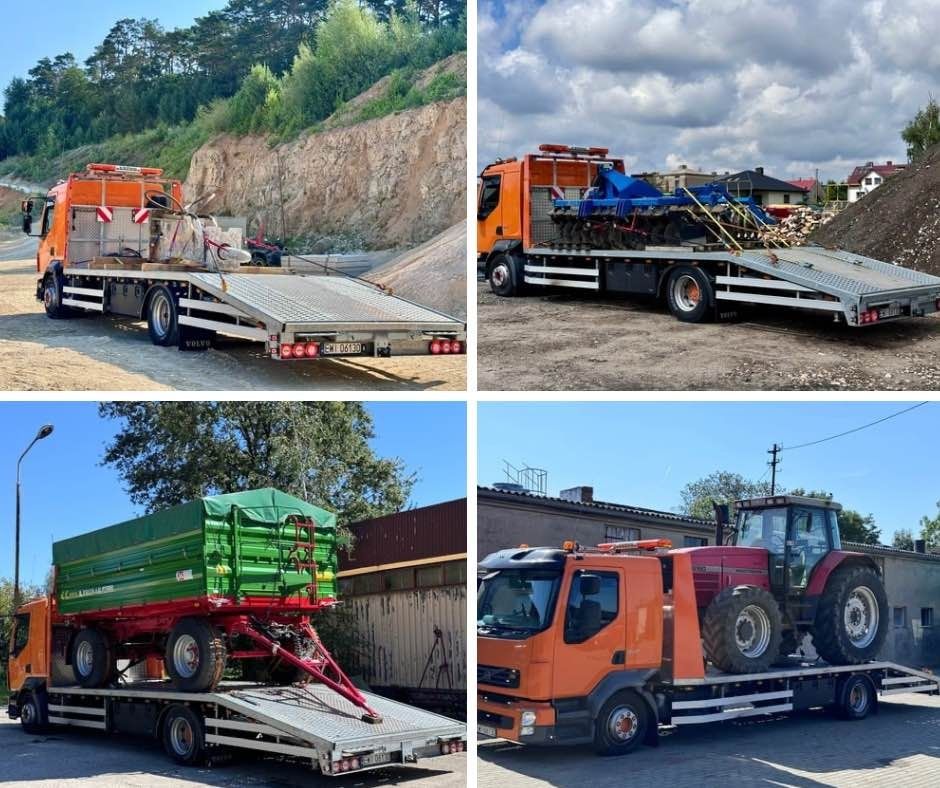 LAWETA Transport Ciągników Rolniczych, Samochodów, POMOC DROGOWA 24h/7