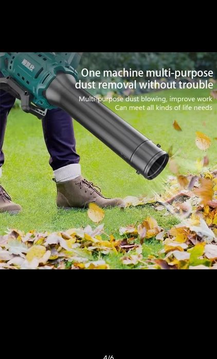 Dmuchawa do liści śniegu akumulatorowa dużej mocy 3000W  2x aku 6ah 48