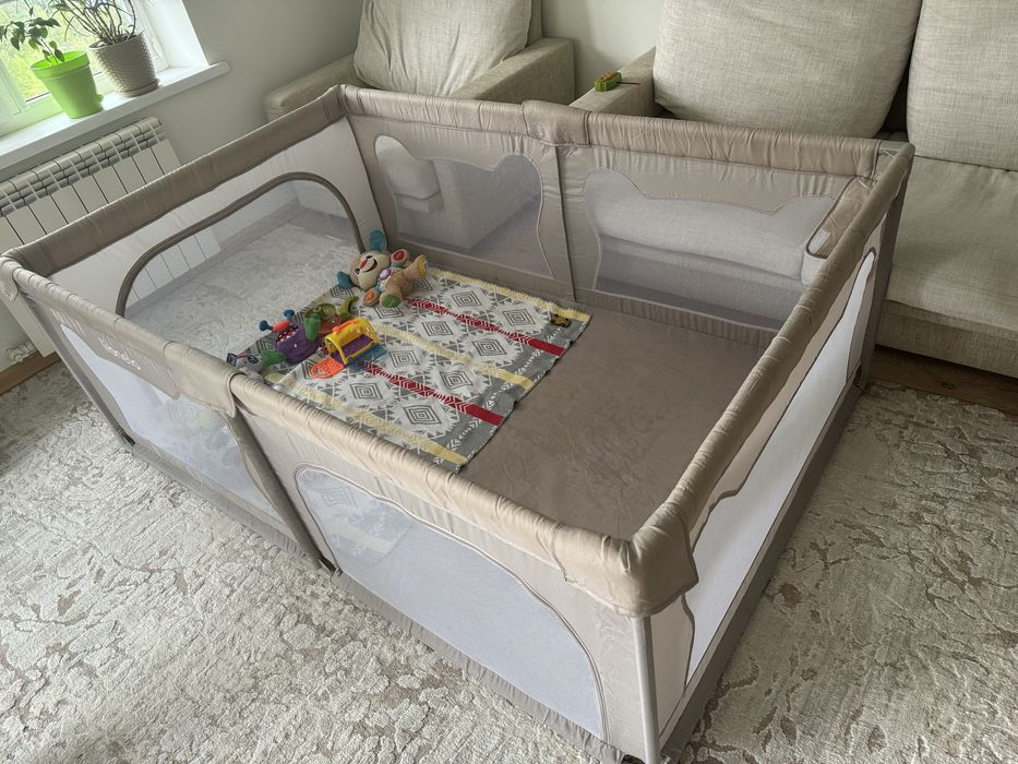 Дитячий манеж Lionelo Willow Beige Sand