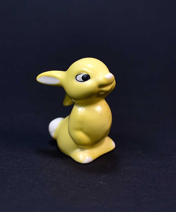 Figurka Goebel Żółty Zając 6 cm
