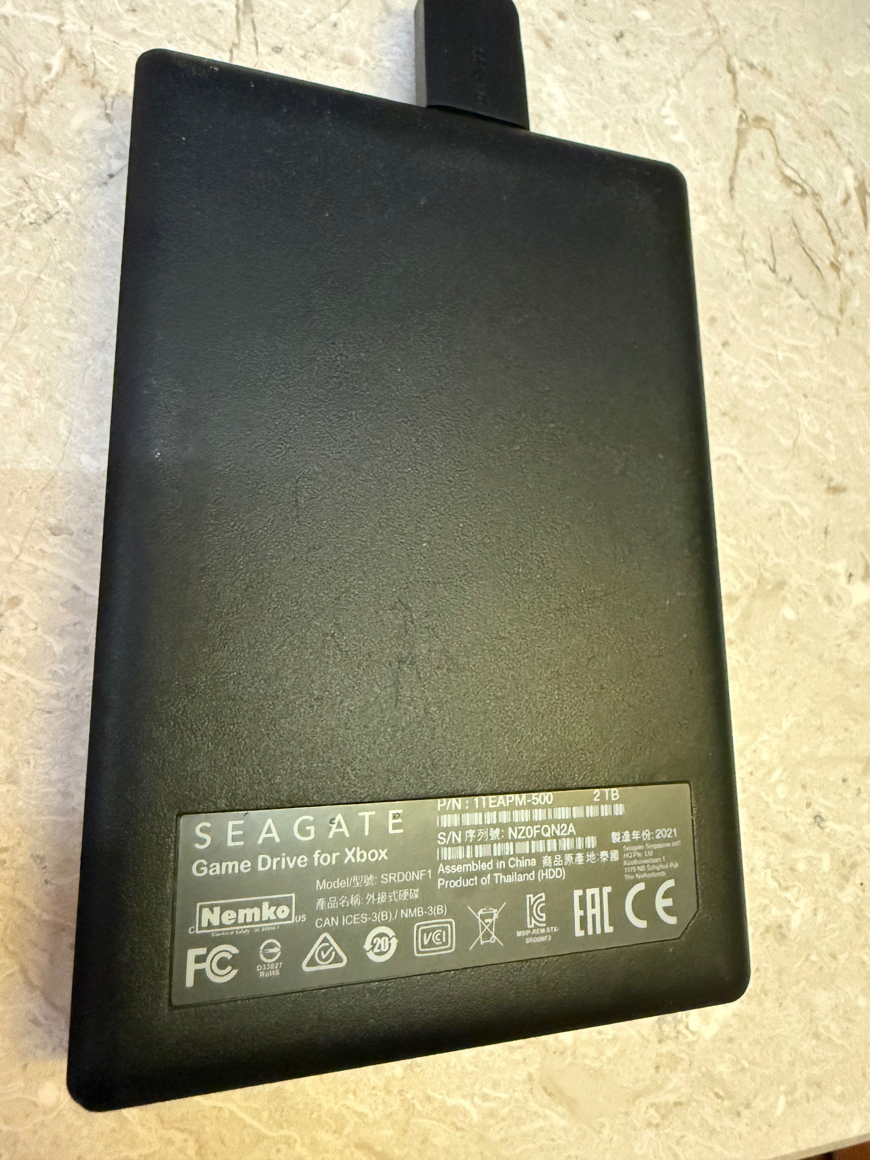 Dysk zewnętrzny Seagate 2 TB Game Drive Xbox One Series S/X PC USB 3.0