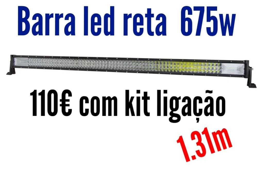 Barra led 7D reta 675w