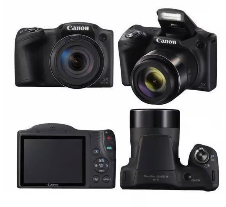 Bridge PowerShot SX420 IS - Preto + Canon Zoom Lens 24-1008 mm