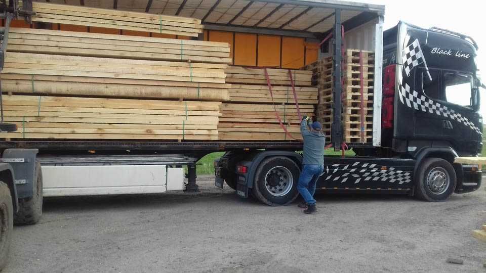 Tartak, więźby dachowe, łaty, deski, impregnacja, transport HDS
