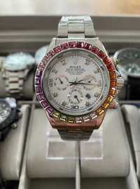 Promocja! Zegarek Rolex  Daytona Rainbow Date ! 42mm AAA Zestaw