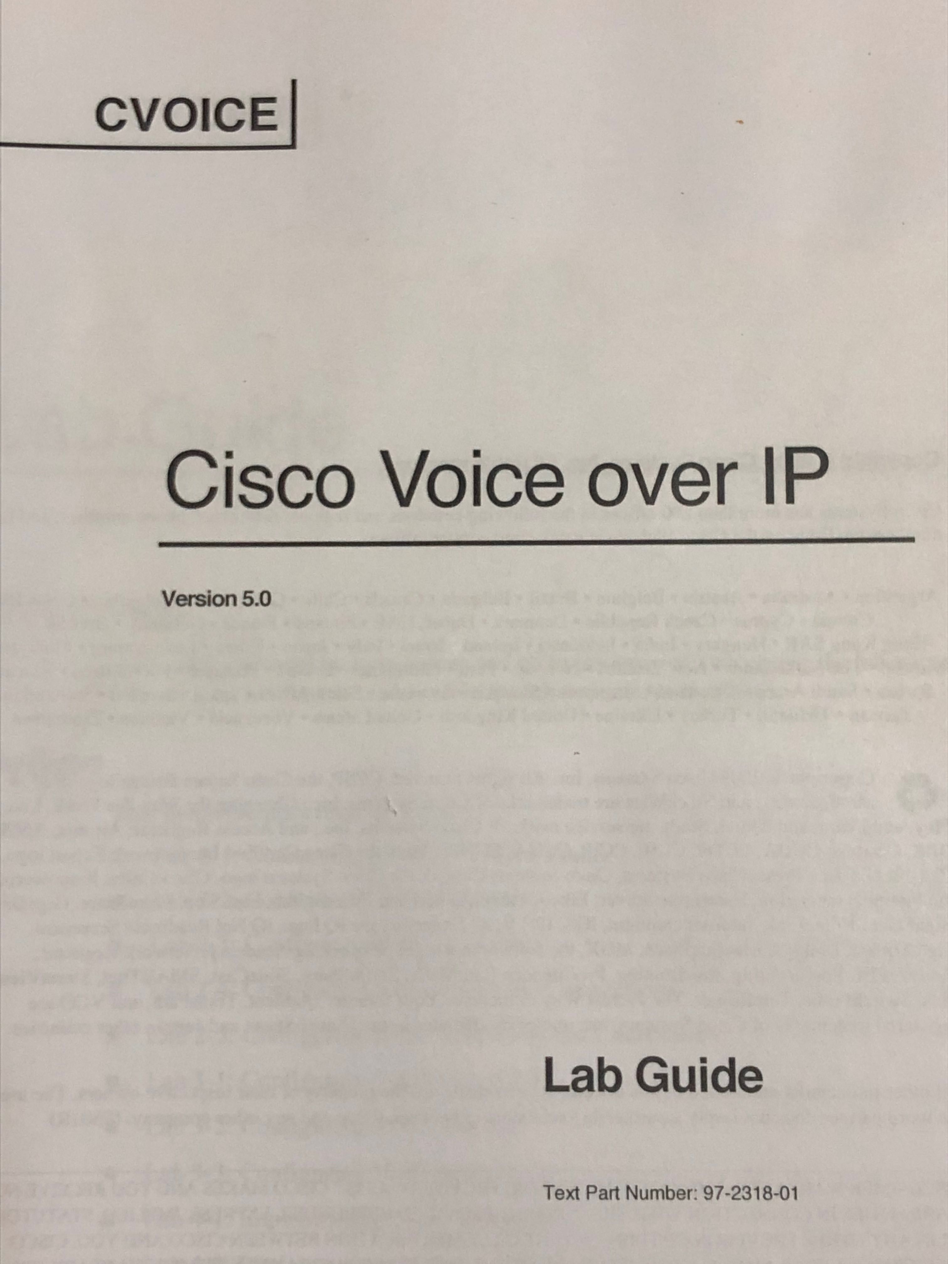 материалы учебного курса Cisco Voice over IP ,   3 тома