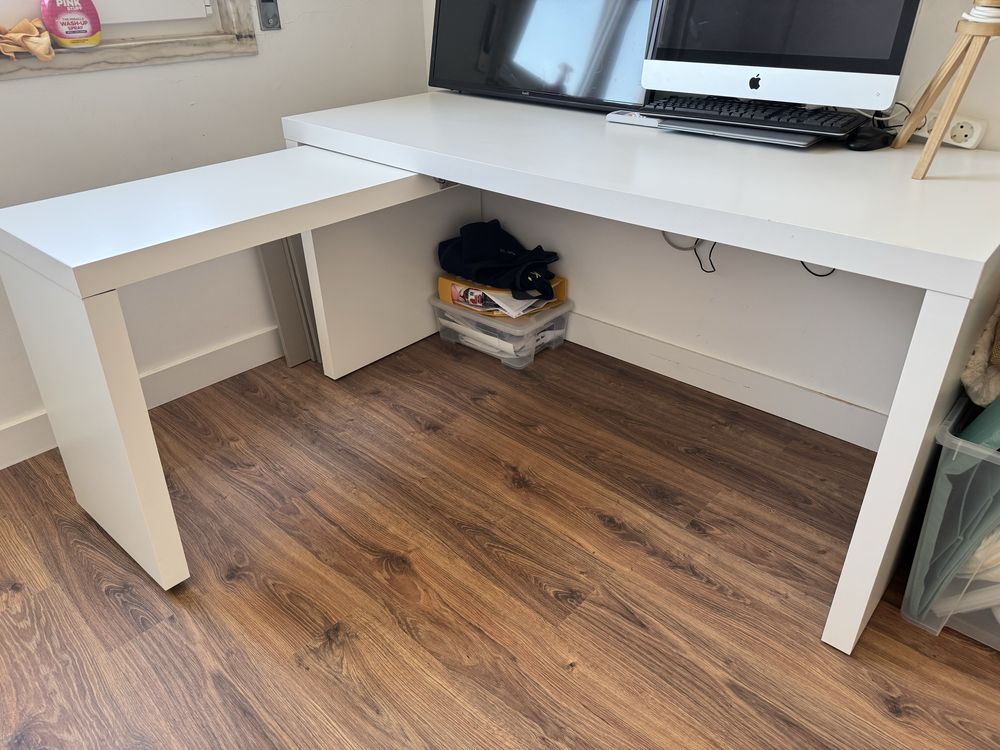 Secretária Branca Malm - IKEA - 151x65cn