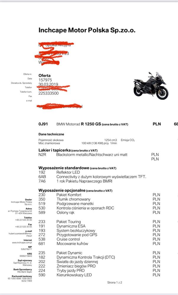 BMW R1250GS Exclusive 2019