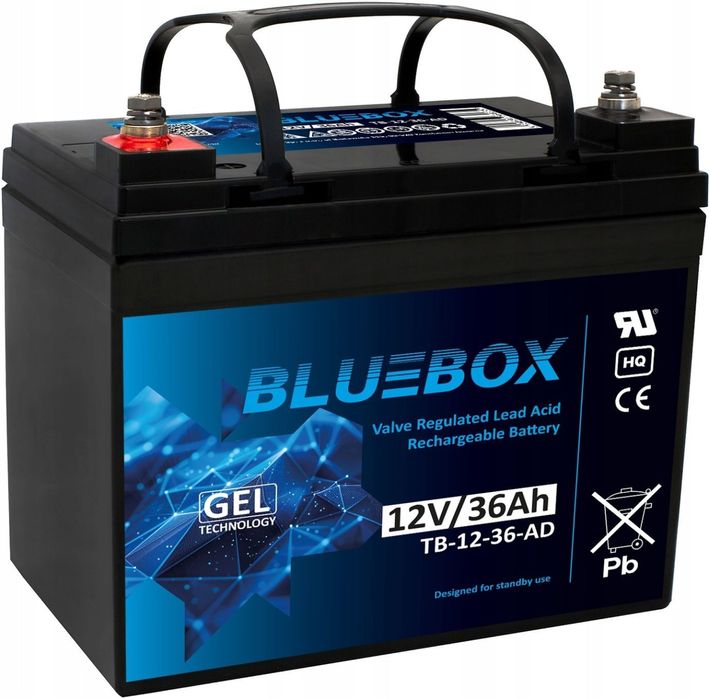 Akumulator BLUEBOX VRLA AGM 12V 36Ah 198x166x170