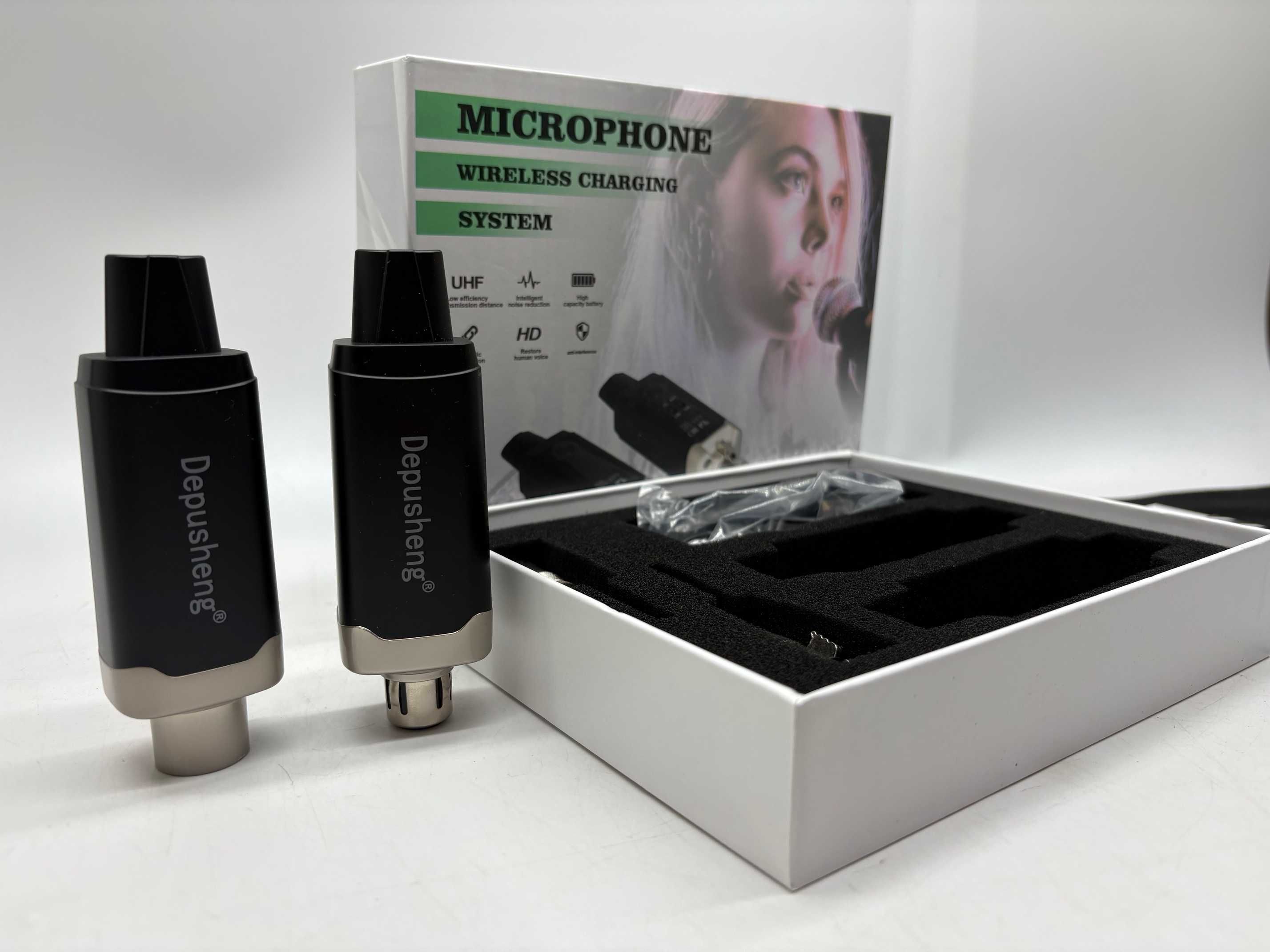 Depusheng T9 – zestaw bezprzewodowy XLR 48V/5V do mikrofonów, 30m