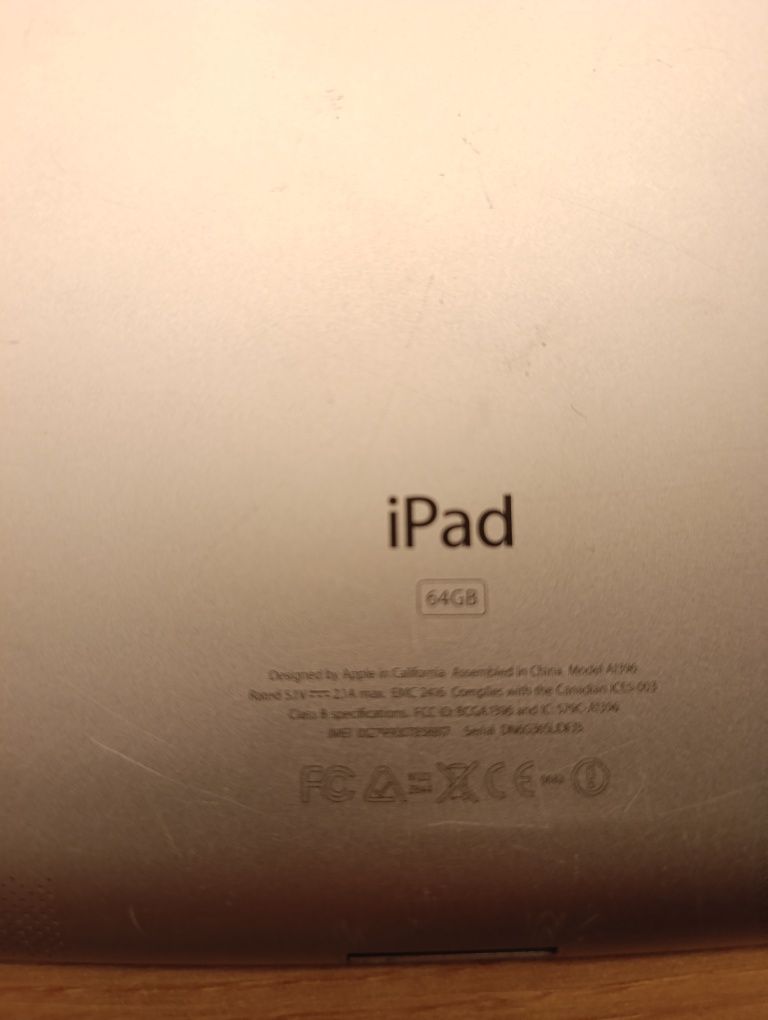 IPad 64GB model a1396