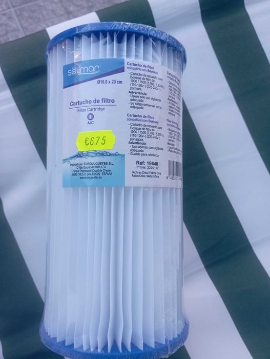 Cartucho de filtro para piscina