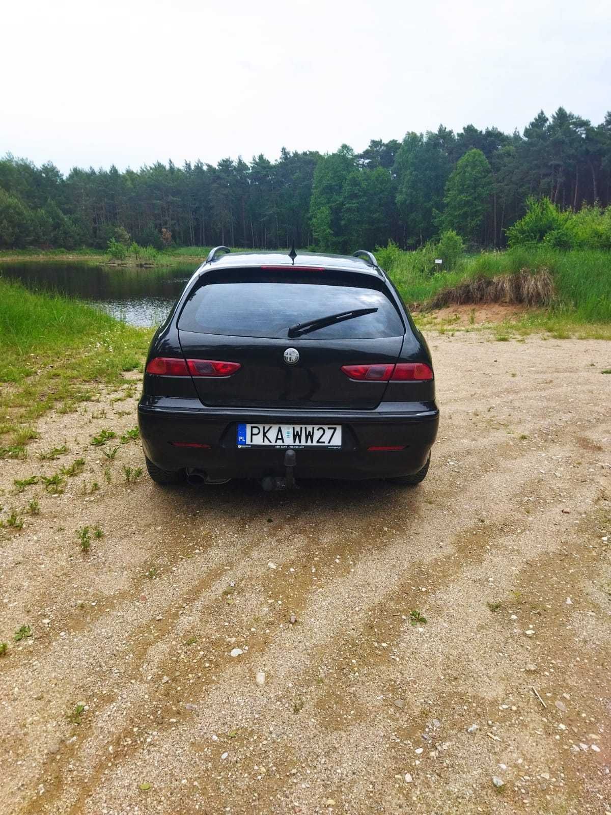 Alfa Romeo 156 2.4 jtd. Czerwone skóry.