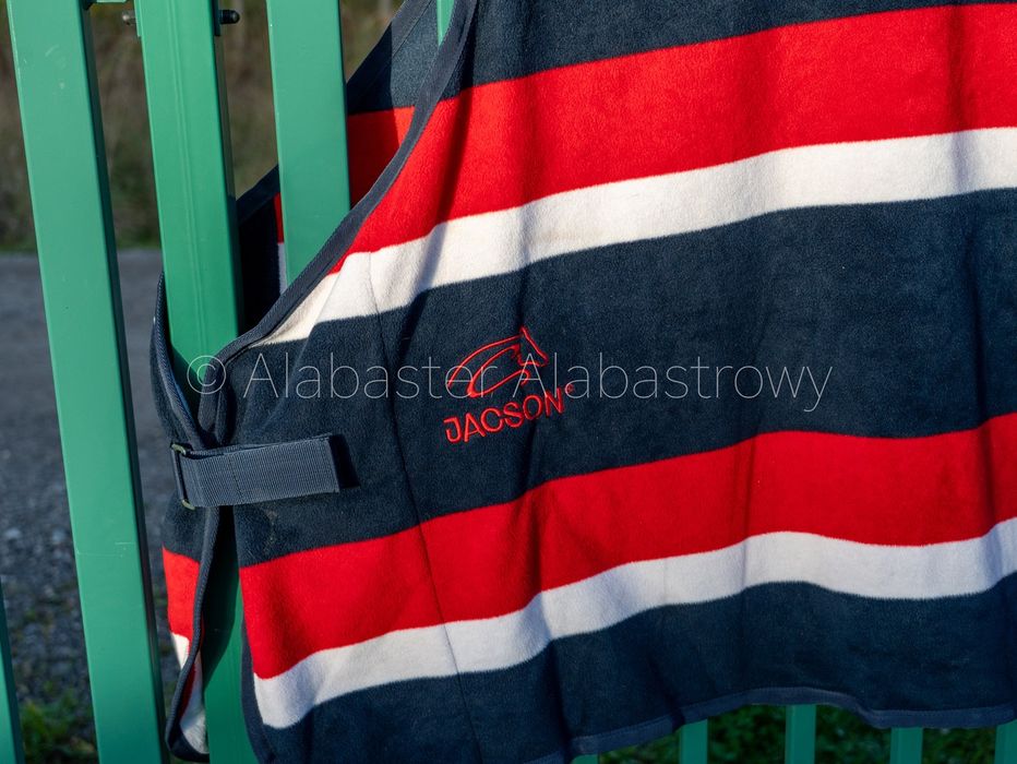 Derka polarowa Jacson w pasy 145 cm