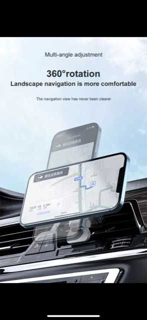 Carregador Carro MagSafe  (+Suporte) - 15W iPhone 13/12/Pro/Max/mini
