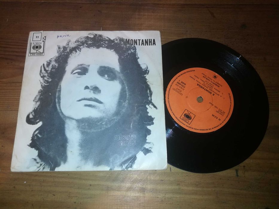 ROBERTO CARLOS (RARO) - A Montanha (Ed Moçambicana - 1973)	SINGLE