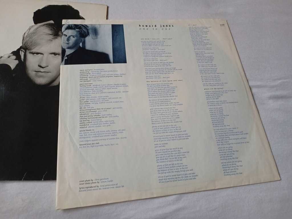 Winyl Howard Jones One To One EU 1986 / EX