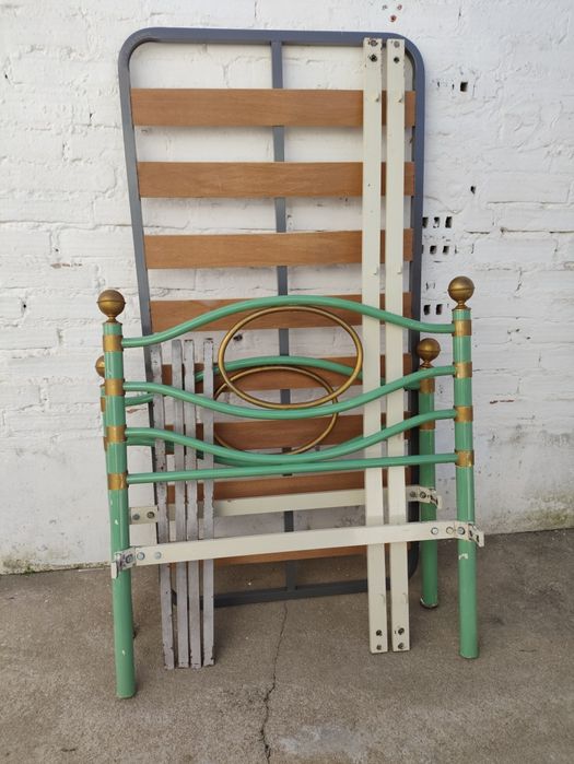 Cama Ferro Antiga Solteiro Single