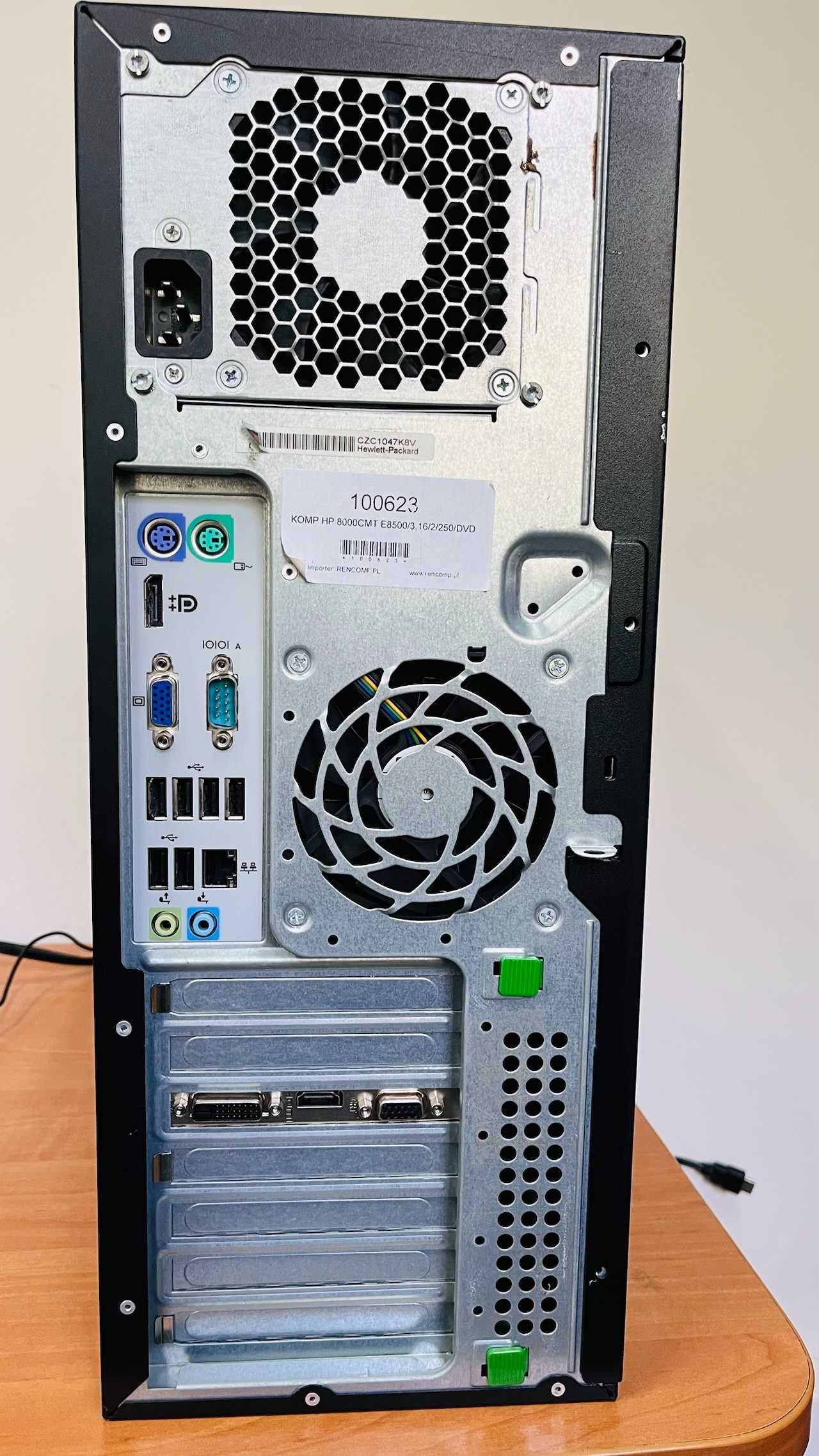 Komputer + monitor HP 8000 Elite - 240SSD, 8GB RAM, Nvidia GT730!