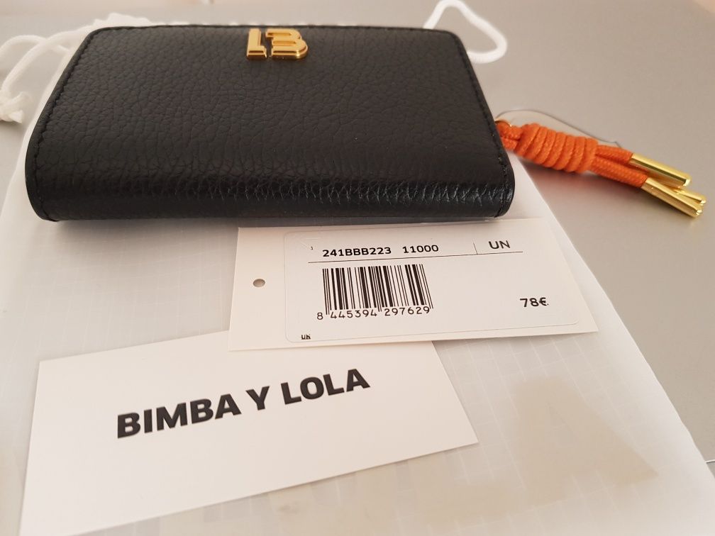 Carteira Bimba e Lola- Pele preto