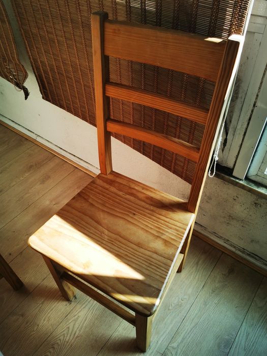 4 cadeiras pinho maciço