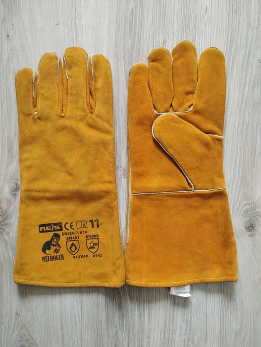 Rękawice spawalnicze ochronne