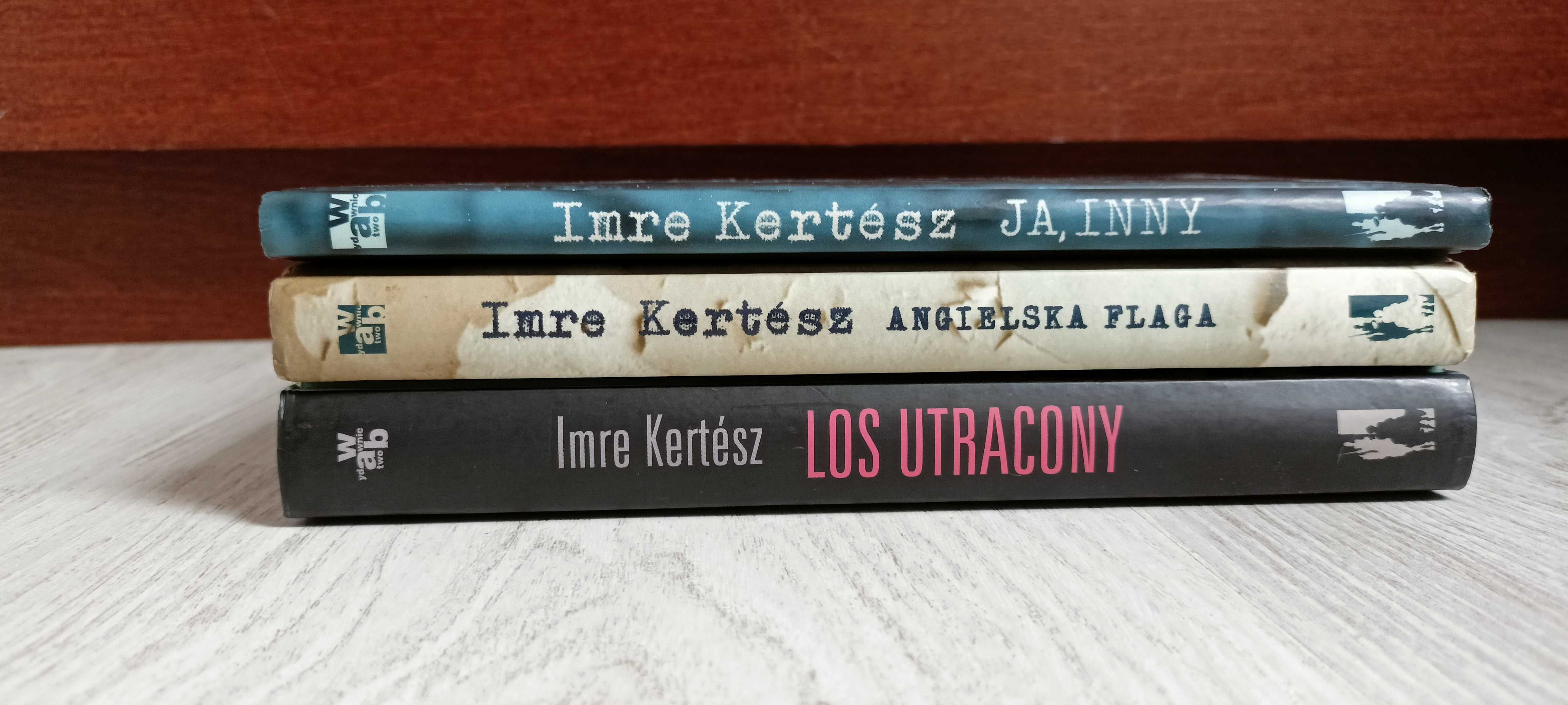 3x Imre Kertesz Angielska flaga Ja inny Kronika przemiany Los utracony