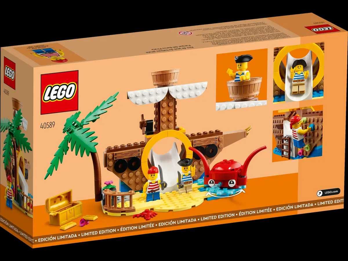 LEGO 40589 - Plac zabaw ze statkiem pirackim
