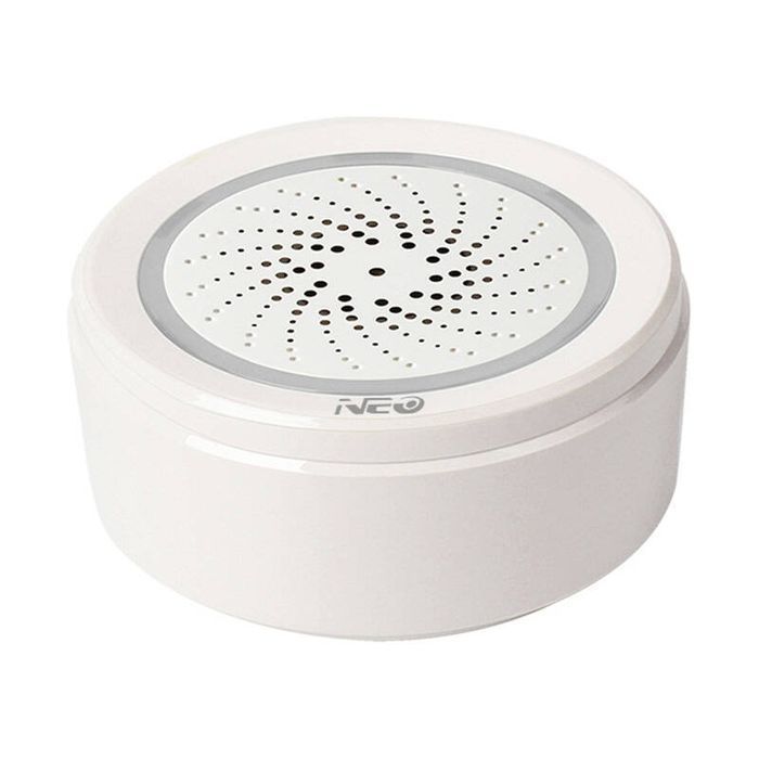 Inteligentna Syrena Alarmowa Neo Nas-Ab02W, 100Db, Wifi Tuya
