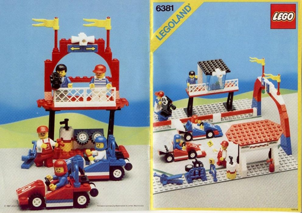 Lego 6381 Motor Speedway - Ano: 1987 Colecçao