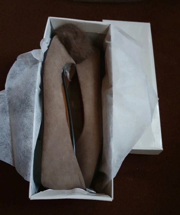 Nowe balerinki z puszkiem