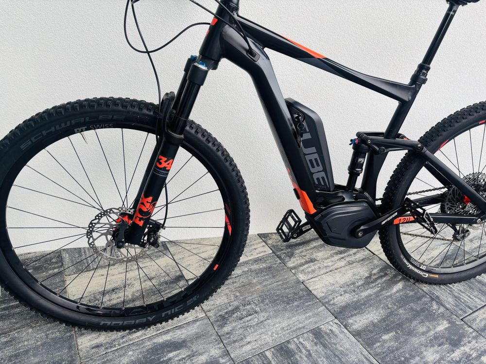 Elektryczny Cube Stereo Hybrid SL 120, FOX, Sram X0