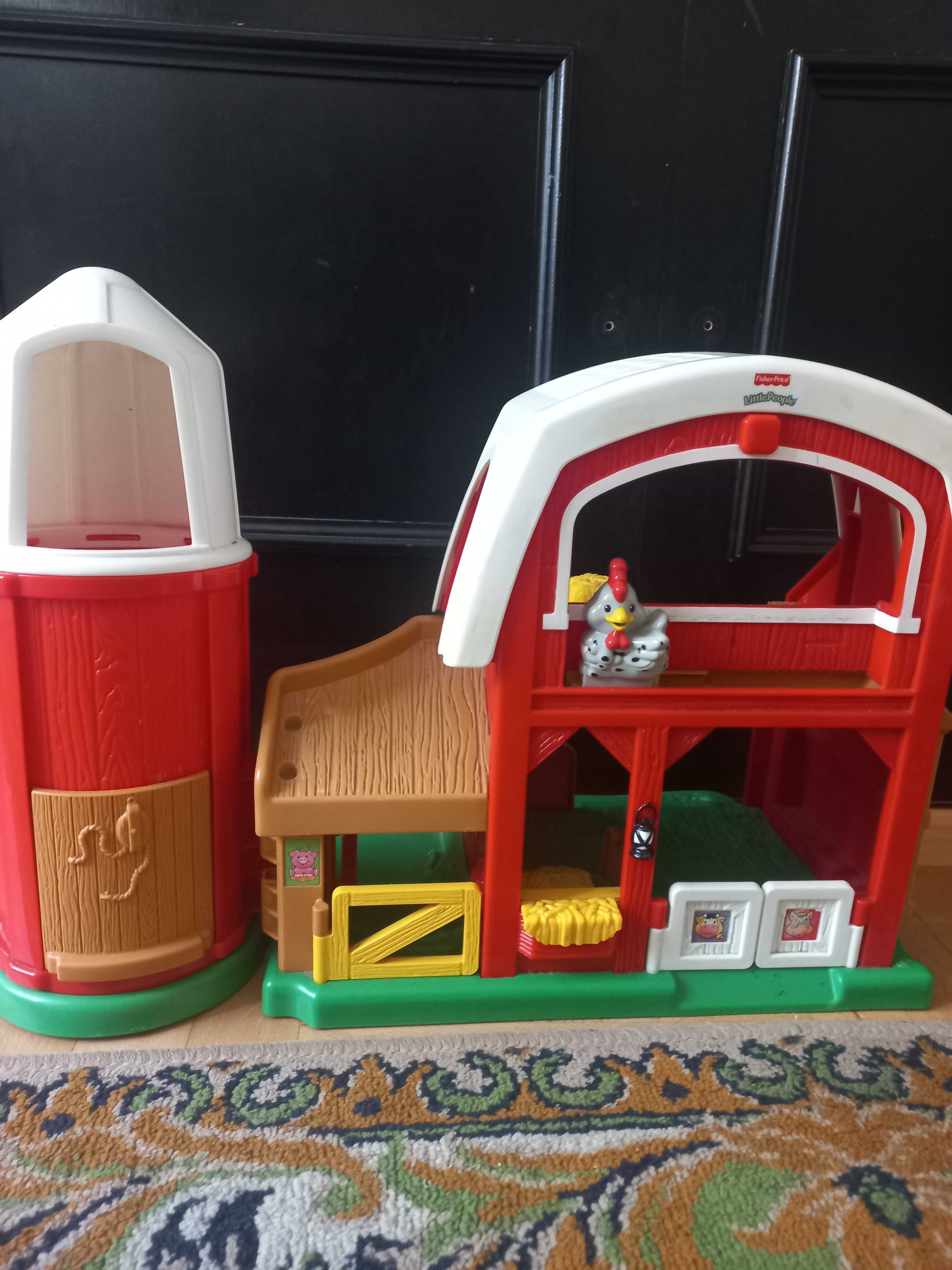 Farma duża Fisher Price z wieżą