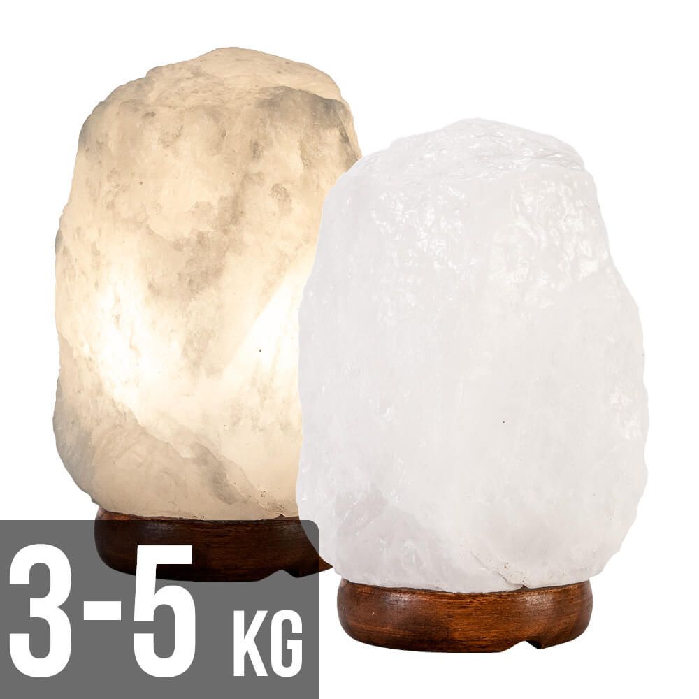 Lampa solna 3-5 kg biała sól himalajska naturalna Jonizator powietrza