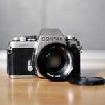Contax S2 z obiektywem Zeiss Planar 50mm 1.4. Super stan.