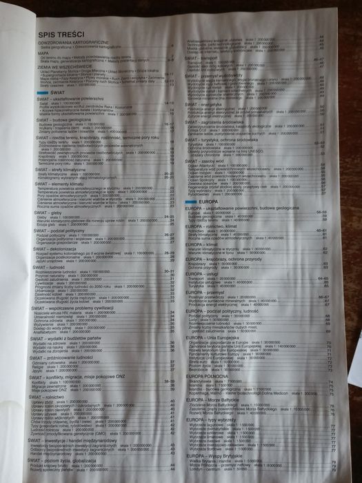 Atlas geograficzny dla LO i technikum