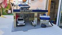 Estação de SOS da polícia