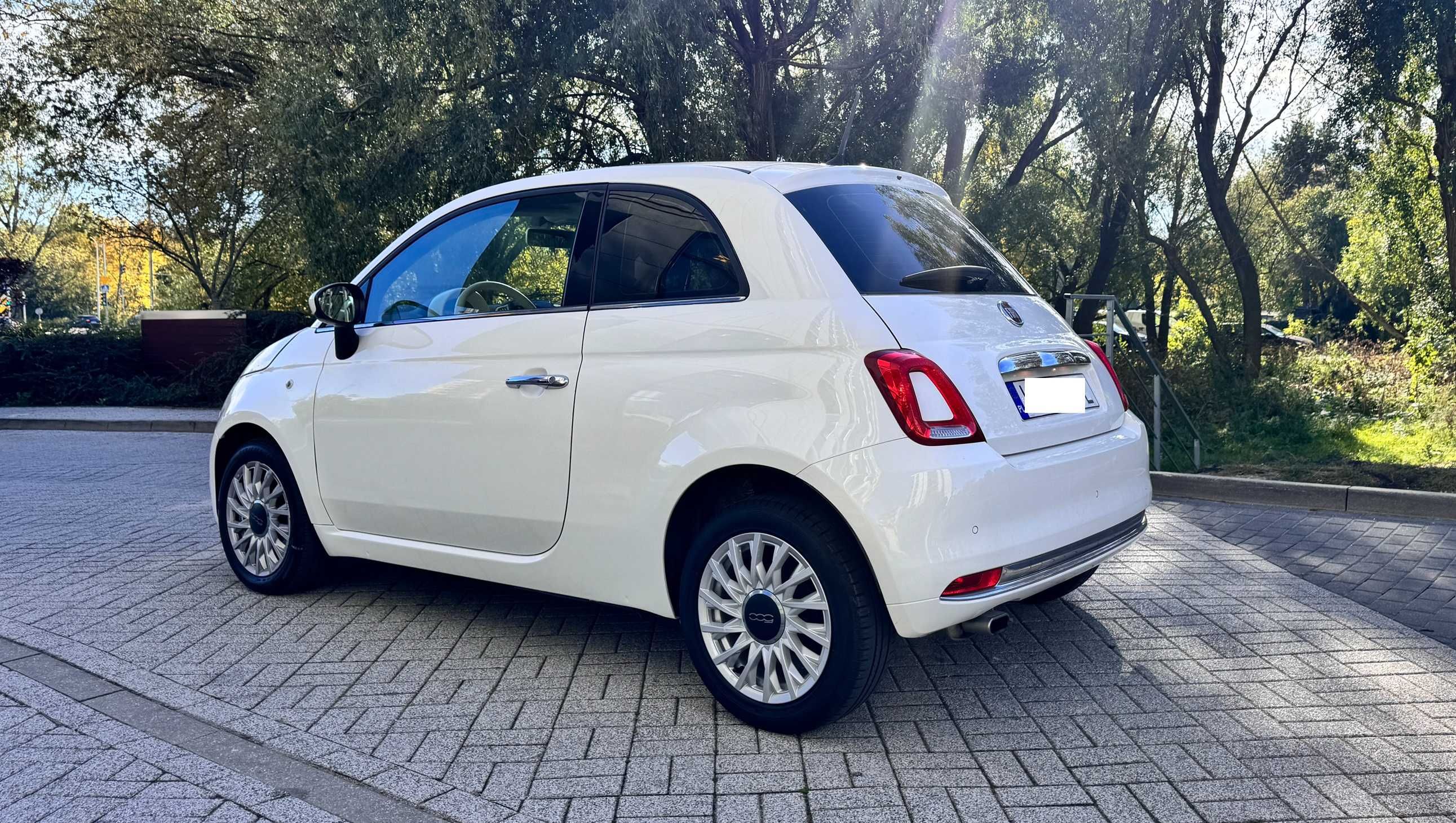 Fiat 500 1.2 Benzyna 2018r niski przebieg zadbany